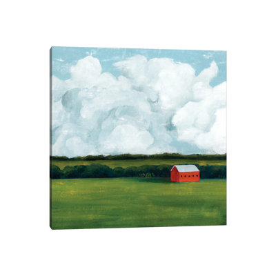 Lone Barn II by Grace Popp - Wrapped Canvas Painting