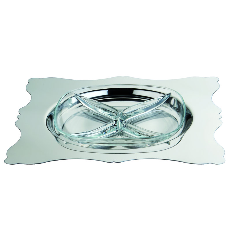 Dolce Vita Crystal Server - 12 Pieces, Silver