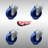 SS Solid Polyurethane Wheel Swivel Bolt Hole Caster Set Service Caster