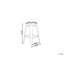 Iowa Park Counter Stool with Metal Frame-38053370