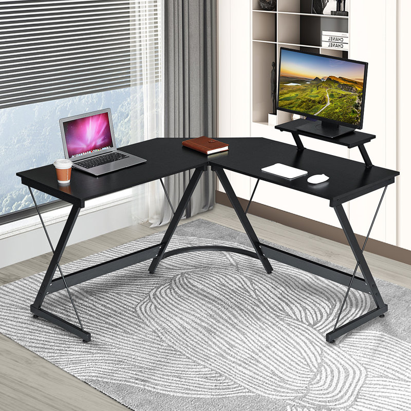 Bureau en L Joice, Noir