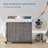 Rolling Laundry Basket With Wheels-1121003972