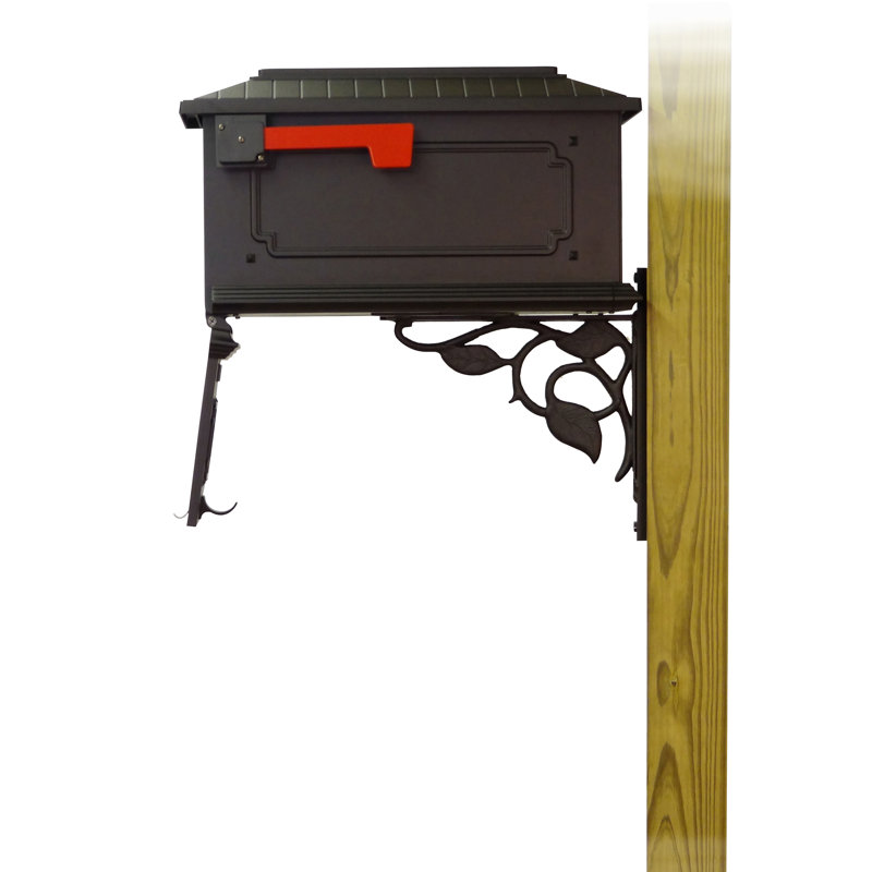 Kingston Aluminum Post Mounted Mailbox