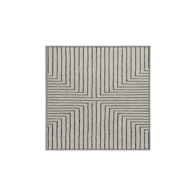 Machine Washable Gray Area Rug