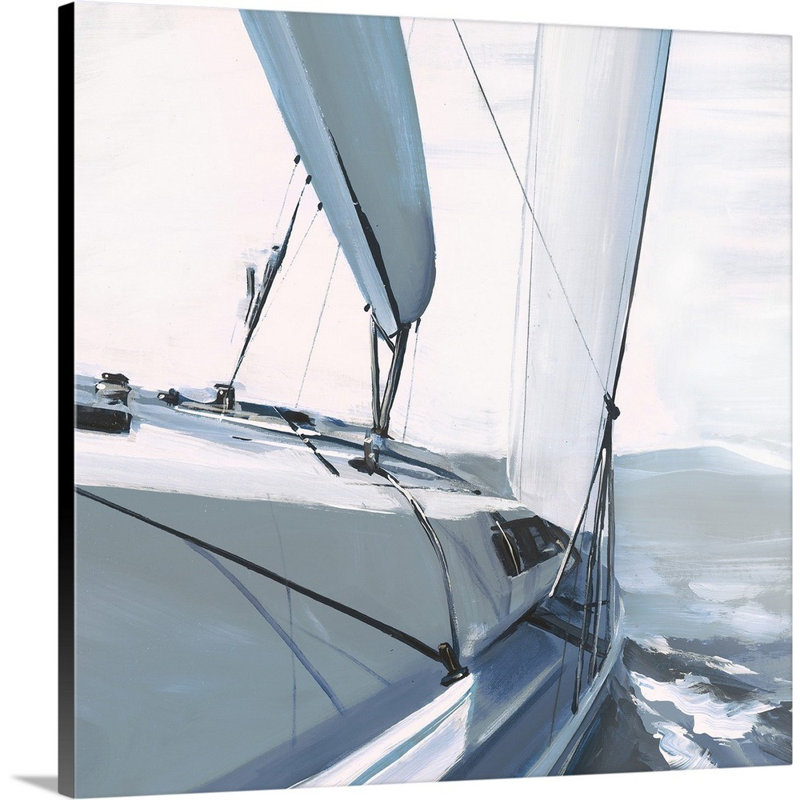 « sea faring life xv », peinture sur toile, Toile tendue, H 36 po x l 36 po x p 1,25 po