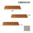 Solid Wood Floating Shelf (Set of 3)-70109174