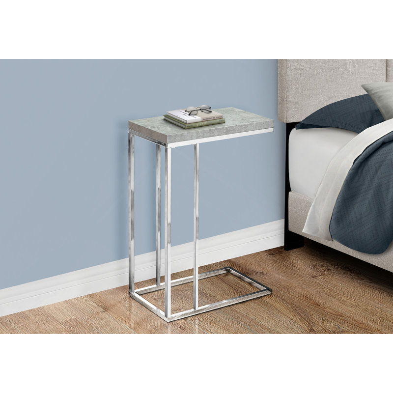 Table moderne, en forme de C, bout, côté, collation, salon, chambre à coucher, contemporain, moderne
