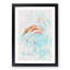 Flamingo Bird Watercolour - Framed Print-56923406-56923409