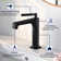 Modern Single-Hole Single-handle Bathroom Faucet with Drain Assembly