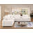 Upholstered Chenille 7 Piece Modular Sectional Sofa With Two Central Console, Wireless Charging & Storage & Cup Holders-466543518