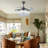 Amaan 42'' Ceiling Fan with LED Lights