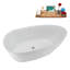 Baignoire autoportante 59 "avec drain interne Streamline-102210809