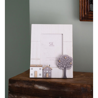 Cream Wood Picture Frame