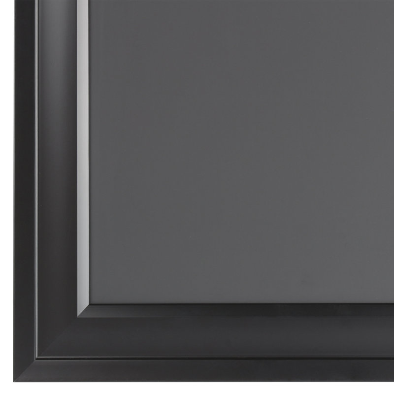 Magnetic Slate Chalkboard, 43.5" H x 27.5" W, Black