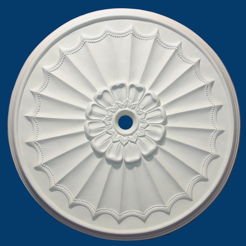 Médaillon de plafond H 20,25 po x l 20,25 po x P 1 po