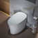 One Piece Smart Bidet Toilet with Auto Open/Close,Foot Kick Sensor Open&Fush,Auto Flush,Heated Seat