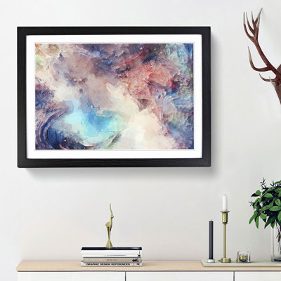 Stormy Times in Abstract - Framed Print