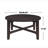 Round Solid Wood Coffee Table