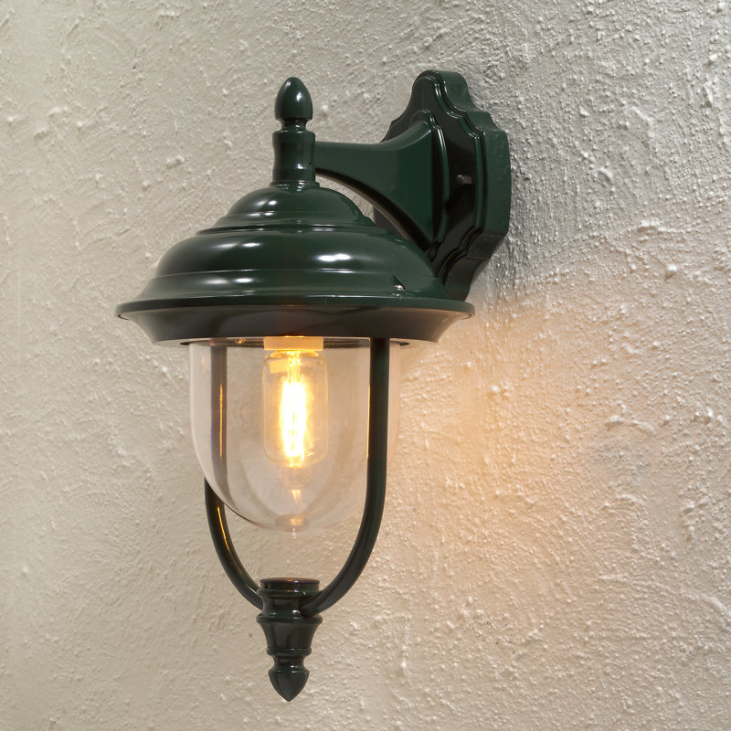 Parma Outdoor Wall Lantern, Green
