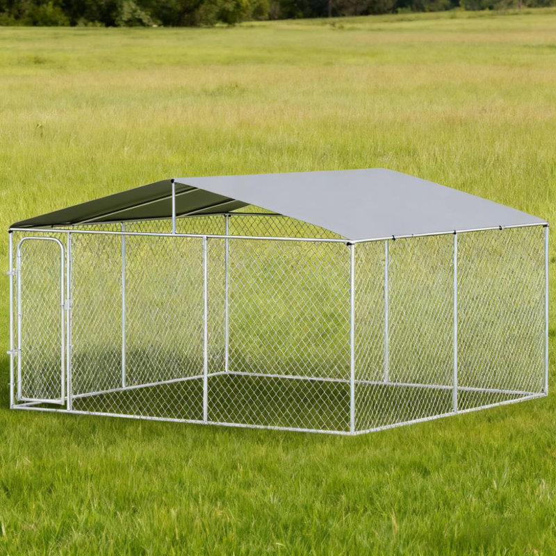 Metal Yard Kennel With Door
