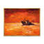 Bateau de pêche pendant la soirée - peinture sur toile-60160463-60160464