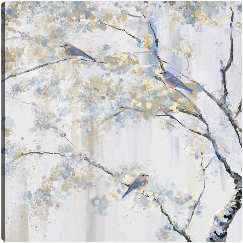 Perched by Studio Arts Canvas Art Print, Wrapped Canvas, 41" H x 41" W x 1.5" D