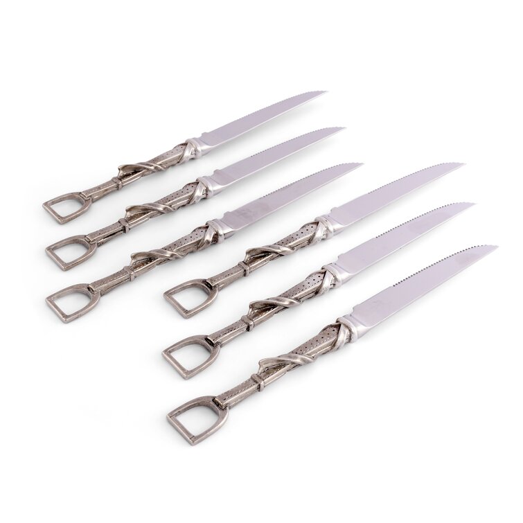 Vagabond House Stirrup Steak Knives Set of 6