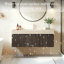 Meuble-lavabo de luxe avec lavabo flottant 48 po Luxury