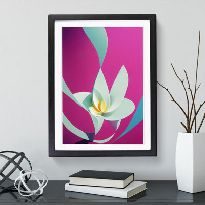 An Alluring Flower Abstract - Single Picture Frame Painting