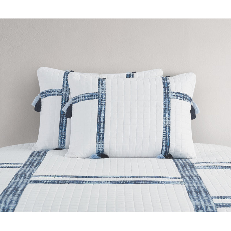 Percale Quilt, Full/Queen Quilt + 2 Shams
