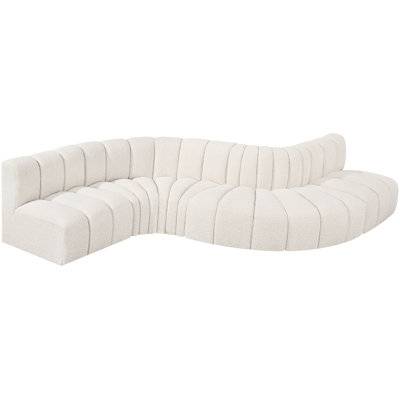 Izelia Upholstered Curved Sectional Reversible