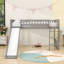 Lit mezzanine en bois simple avec glissoire Enguerrand-2078723825