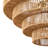 4-Light Dimmable Hand-Woven Rattan Tiered Chandelier-819974144