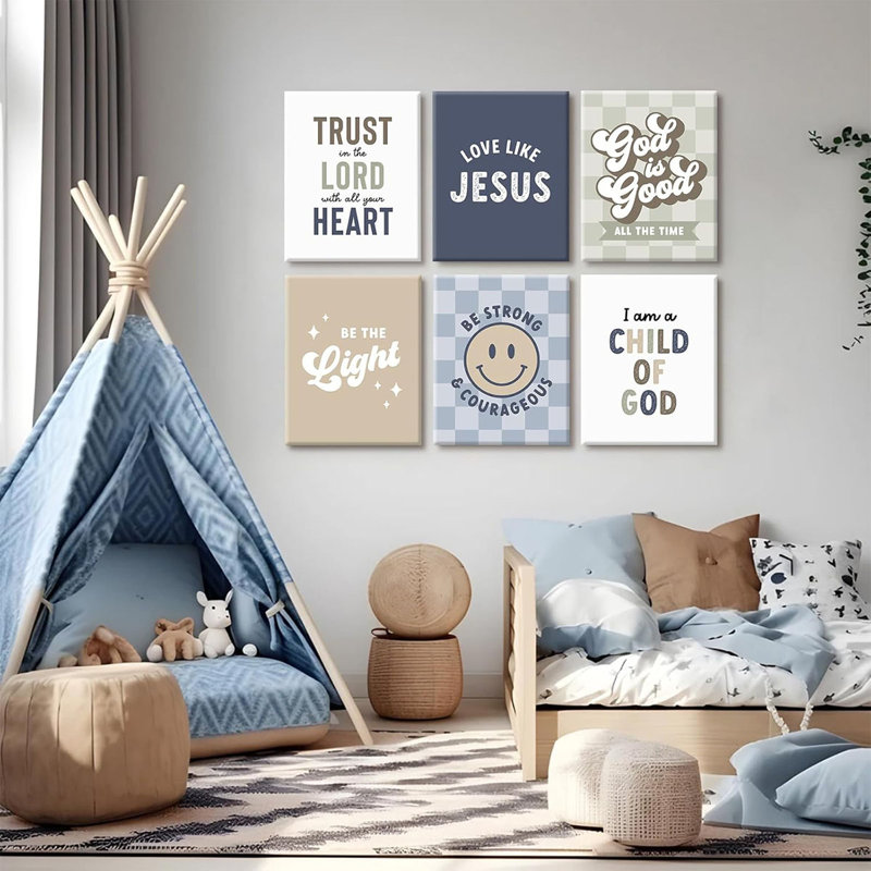 6 Piece Wrapped Canvas Print