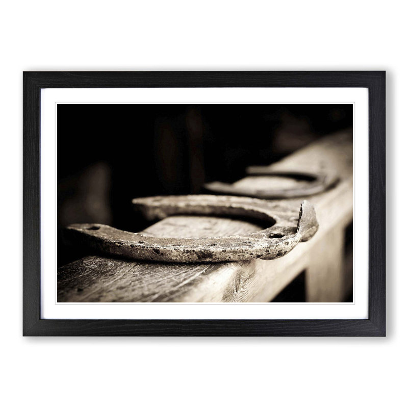 Single Picture Frame Print, Black