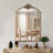 Lindon Arched Iron Wall Mirror-147332777-147332779