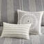3 housse de couette très grand / très grand - coton, fond gris avec imprimé, boutonné, attaché en coin, réversible, lavable à la machine, 100% coton, 3 bandes de literie, fermeture à boutons, attaches intérieures,