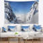 Tapisserie Schafer dans le Northern Winter Hills-532069365
