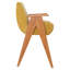 Tabouret de comptoir rembourré avec accoudoirs Kyajah-1931962086