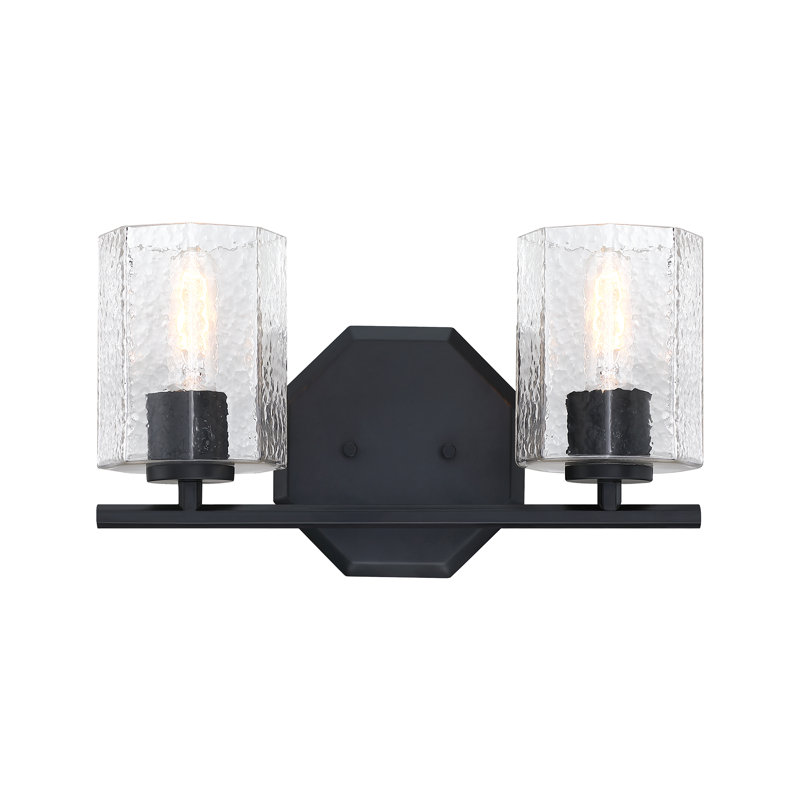 Aloisio - Dimmable Vanity Light, Matte Black, 2