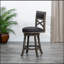 Tabouret pivotant à dossier en X 30 po-717905758-717905757