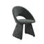 Ensemble de salle à manger moderne 7 pièces avec plateau en verre trempé et chaises rembourrées Arechiga-1884517966-1884517961