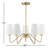 Higginson 5 - Light Chandelier in Brass-788536559