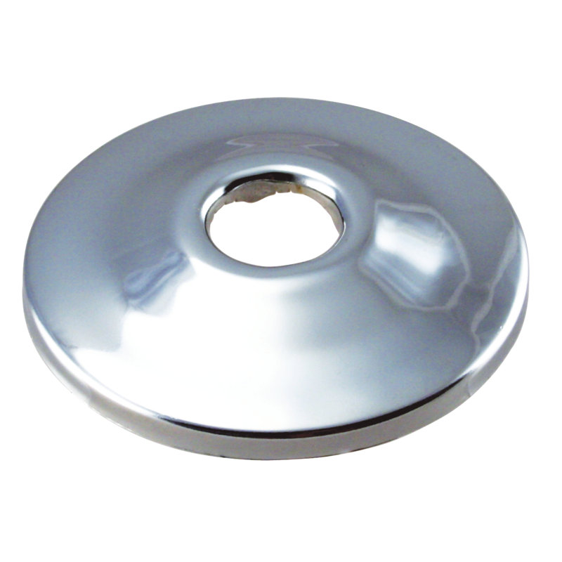 Trousse d'alimentation pour piédestal avec siphon en P et butées d'angle, Chrome poli