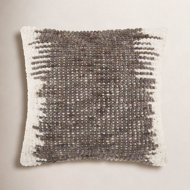 Noe Abstract Cotton Throw Pillow