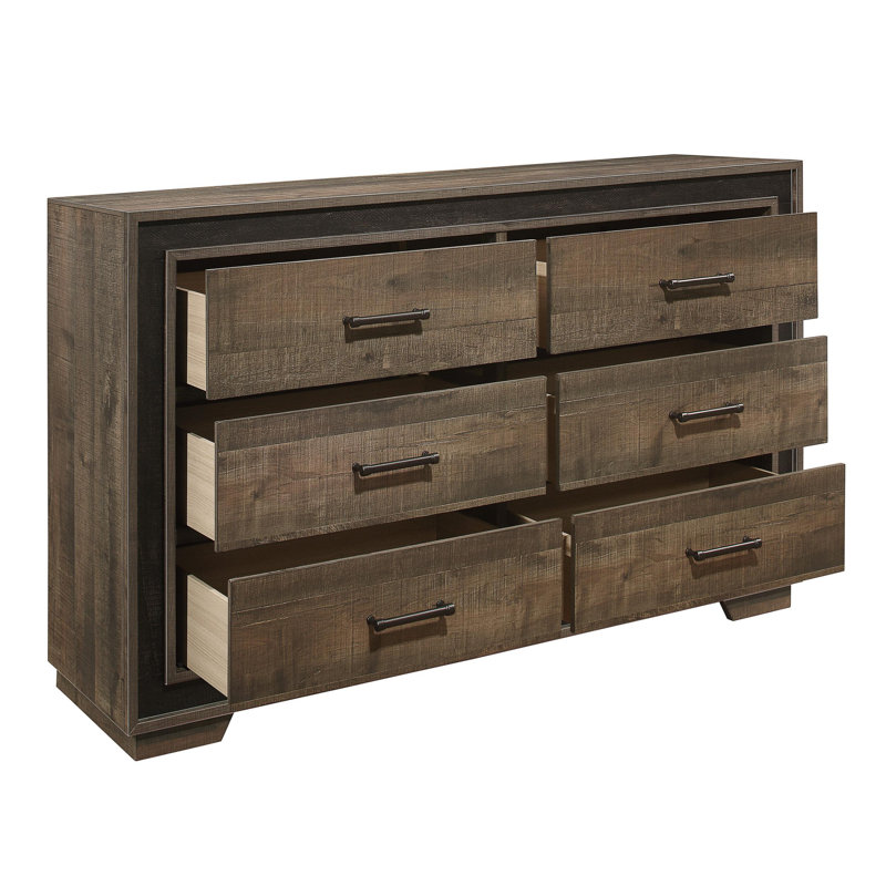 Commode double 6 tiroirs Alize