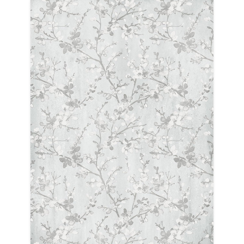 Bordure florale pelez et collez, L 96 po x l 72 po