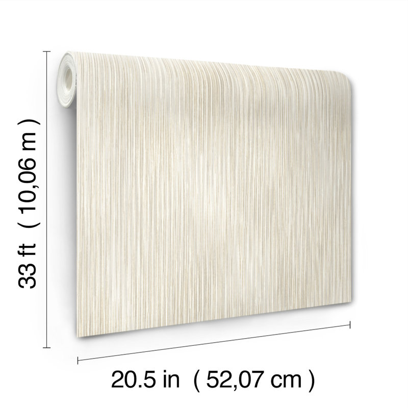 Malin Faux Grasscloth Wallpaper, Neutral