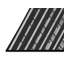 Tapis noir/gris tissé à la machine-534723549