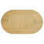 Table basse ovale en rotin Kenzo